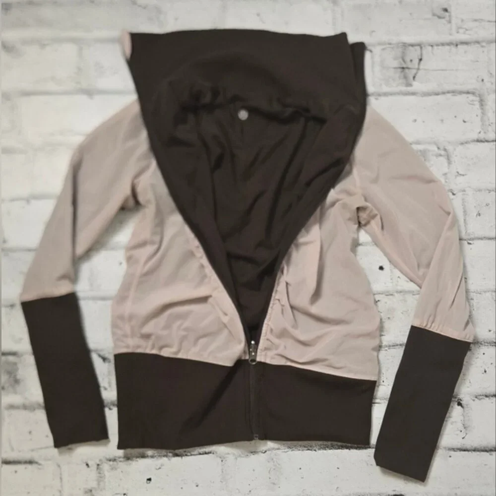 Lululemon Global Brown Zip Jacket Women’s Athleisure Activewear - Reversible - Picture 7 of 7